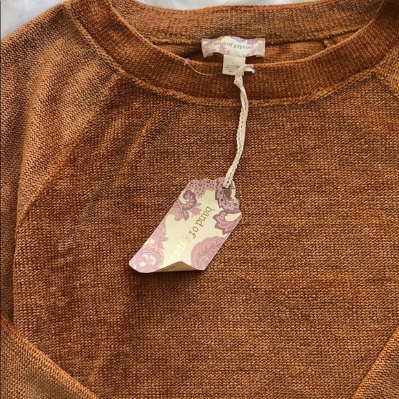 NWT BAND OF GYPSIES DARK STAR CHENILLE SWEATER SM - Picture 4 of 6